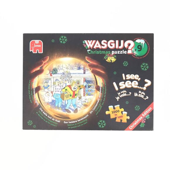 WASGIJ? No 9 Jumbo "A Bright Christmas Night" 1000 Piece Jigsaw Original Puzzle - Picture 13 of 13